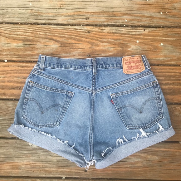 SOLD Levi cutoffs - Picture 3 of 3
